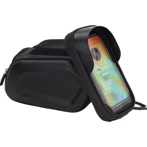 Extralink bicycle bag, frame-mounted, with waterproof phone holder - 14475