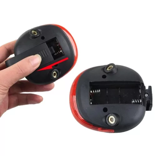 Extralink hátsó kerékpárlámpa lézeres vonalkijelzővel, 5 LED - 14498