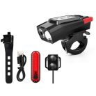 Extralink bicycle light set with odometer and rear light - 14480