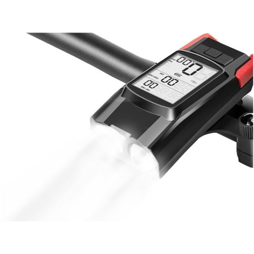Extralink bicycle light set with odometer and rear light - 14480
