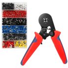 Extralink Kabelverbinder Crimpzange, isolierte Schrumpfschläuche, 1200 Stück Set