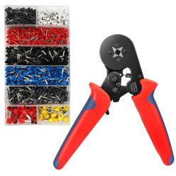   Extralink Kabelverbinder Crimpzange, isolierte Schrumpfschläuche, 1200 Stück Set