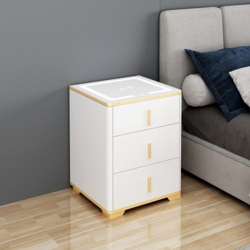 Extralink Lock Star elektronischer Nachttischsafe mit kabellosem Laden