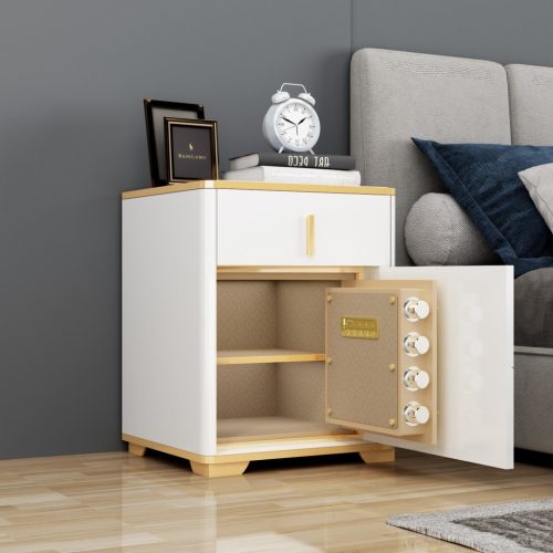 Extralink Lock Star elektronischer Nachttischsafe mit kabellosem Laden