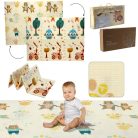 Extralink double-sided educational mat, stimulating effect, 150x200x1 cm, foldable, animal and bear pattern, with bag - 4312