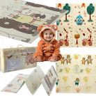 Extralink double-sided educational mat, stimulating effect, 150x200x1 cm, foldable, animal and bear pattern, with bag - 4312