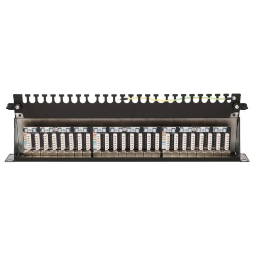 Extralink CAT6A STP | Patchpanel | 24 port