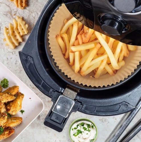 Extralink Home | Paper baking parchment inserts | round, 16 cm, 100 pieces