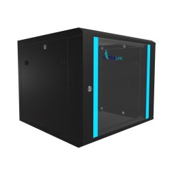 Extralink Lite 9U 530×400 wall-mounted rack cabinet black