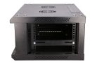 Extralink 4U 600x450 black, rack cabinet, wall-mounted