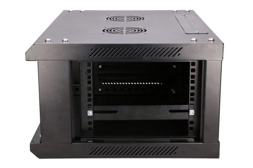 Extralink 4U 600x450 black, rack cabinet, wall-mounted