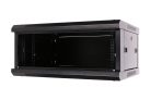 Extralink 4U 600x450 black, rack cabinet, wall-mounted