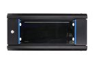 Extralink 4U 600x450 black, rack cabinet, wall-mounted