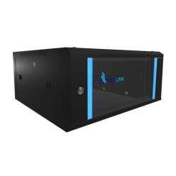   Extralink 4U 600x600 fekete, rackmount szekrény, falra szerelhető