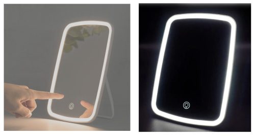 Extralink | Sminktükör | fehér világítással és állvánnyal