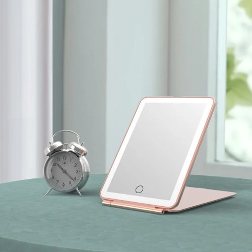 Extralink összecsukható rózsaszín USB tükör