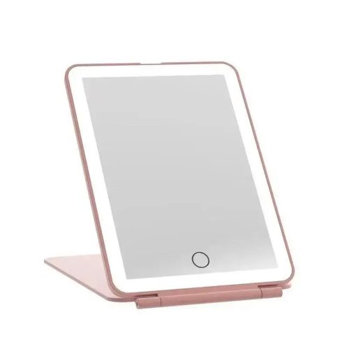 Extralink összecsukható rózsaszín USB tükör