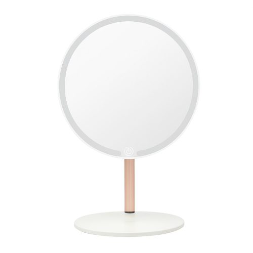 Extralink | Makeup mirror | white illuminated round