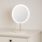 Extralink | Makeup mirror | white illuminated round