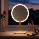 Extralink | Makeup mirror | white illuminated round