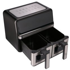 EXTRALINK 9L 2200W zweikammerige Airfryer schwarz