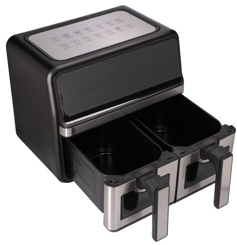 EXTRALINK 9L 2200W dual-basket Airfryer black