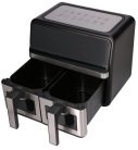 EXTRALINK 9L 2200W dual-basket Airfryer black