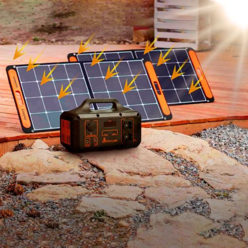 Extralink Power Ranger EPS-S600S Jackery, Bluetti, Ecoflow csereakkumulátor, energiaállomás, 680 Wh, Li-ion