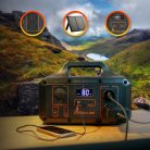 Extralink Power Ranger EPS-S600S Jackery, Bluetti, Ecoflow csereakkumulátor, energiaállomás, 680 Wh, Li-ion