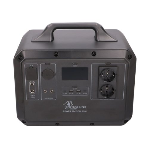 Extralink Power Ranger EPS-S1500F – Jackery, Bluetti, Ecoflow helyettesítő, áramállomás, 1568 Wh, 1500 W, LiFePO4