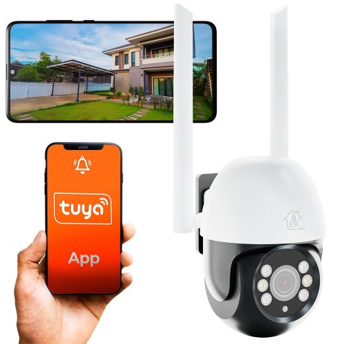 Extralink Perun kültéri biztonsági kamera EOC-268 ip kamera 1296p PTZ Tuya