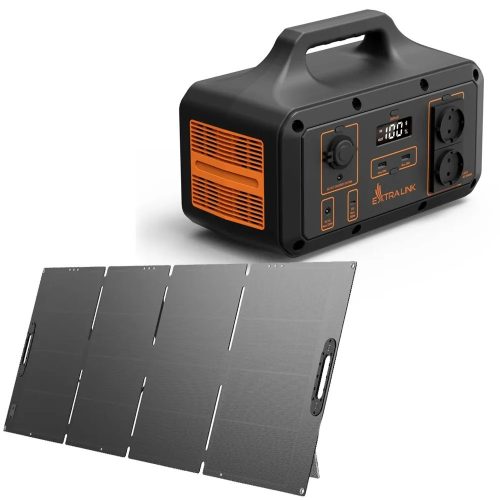 Extralink EPS-120W, faltbares Solarpanel, für Stromstation