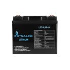 Extralink LiFePO4 40Ah battery, 12.8 V, BMS