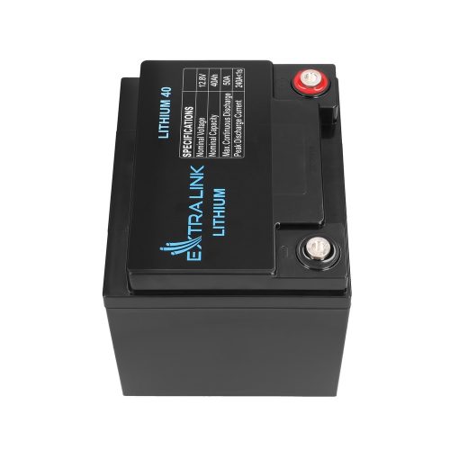 Extralink LiFePO4 40Ah battery, 12.8 V, BMS