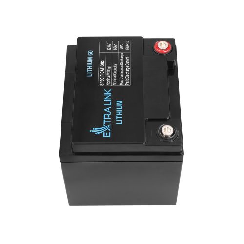 Extralink LiFePO4 60Ah battery, 12.8V, BMS