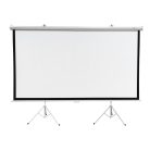 Extralink 120" Projektionsleinwand (266×149 cm, 16:9, weißes PVC, halbautomatisch, Stativ, PSR-120)