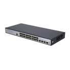 Extralink Hypnos kapcsoló, 24 db RJ45 1000 Mb/s, 4 db SFP+, L3, menedzselt