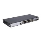 Extralink Hypnos kapcsoló, 24 db RJ45 1000 Mb/s, 4 db SFP+, L3, menedzselt