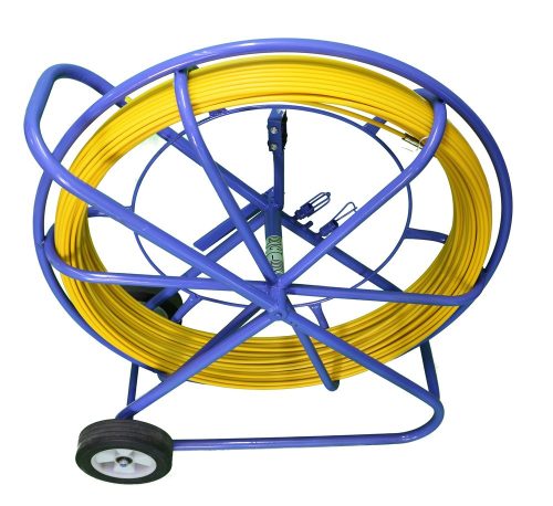 Extralink Pilot cable pulling rod (puller), fiberglass FRP, diameter: 10mm, length: 100m, yellow