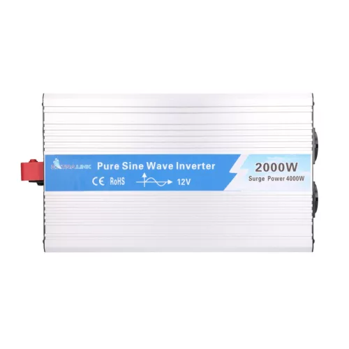 Extralink OPIP-2000W, 12V-230V Spannungswandler, 2000W/4000W, reine Sinuswelle