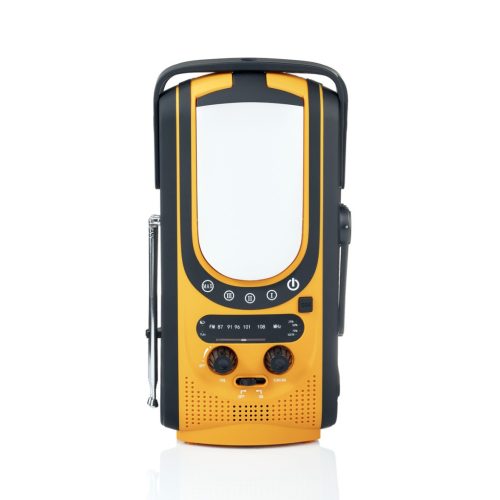 Extralink Power Ranger EPS-6000, powerbank, 6000 mAh, FM-rádió, LED lámpa, kézi dinamó, napelem