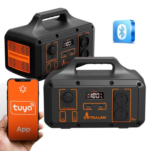 Extralink Power Ranger EPS-S500S Jackery, Bluetti, Ecoflow készülékekhez, áramellátó állomás, 510.6Wh, Li-ion