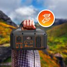 Extralink Power Ranger EPS-S500S Jackery, Bluetti, Ecoflow készülékekhez, áramellátó állomás, 510.6Wh, Li-ion