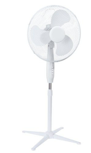Extralink Bryza ESF-40D-WH white, standing fan, 3 blades, 3 speed settings