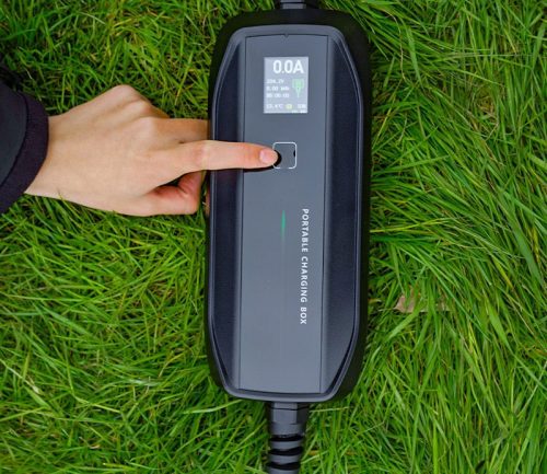 Extralink BS-PCD030 16A 3.6 kW Schuko, portable electric car charger, 1 phase, 5.5 m, LCD display, IP67