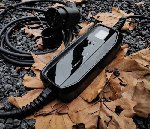 Extralink BS-PCD030 16A 3.6 kW Schuko, portable electric car charger, 1 phase, 5.5 m, LCD display, IP67