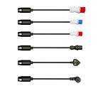 Extralink BS-PCD050 32A 16kW three-phase, portable electric vehicle charger with LCD touchscreen, 6 adapters, 5 meters long, Schuko