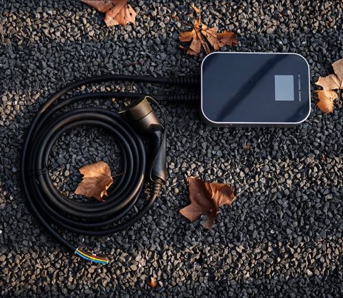 Extralink BS20-BC-22kW-APP Type 2 32A 22kW electric car charger, 3 phase, LCD display, app, 6.1 m