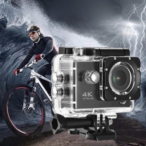 Extralink action camera H9S black, camera, 4K 30 fps, IP68, 2.0" screen, Wi-Fi, USB, mini HDMI