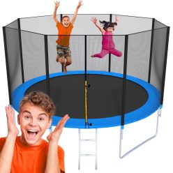  Extralink Home Trampolin mit Schutznetz, 8 Fuß (Durchmesser: 244 cm)